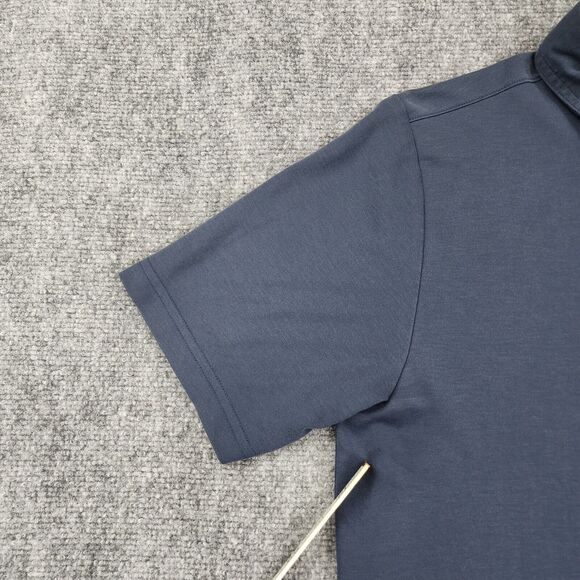 Travis Mathew Shirt Mens Medium Gray Pima Polo Short Sleeve Performance Golf - Picture 7 of 16